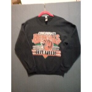 Vintage 1988 Cincinnati Bengals AFC Champions Sweatshirt Adult Medium Gildan Tag